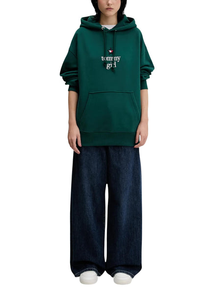 Tommy Hilfiger Jeans Felpa Donna Tommy Hilfiger Jeans DN0DN00099 green  green