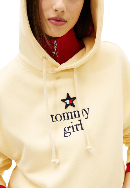 Tommy Hilfiger Jeans Felpa Donna Tommy Hilfiger Jeans DN0DN00099 beige  beige