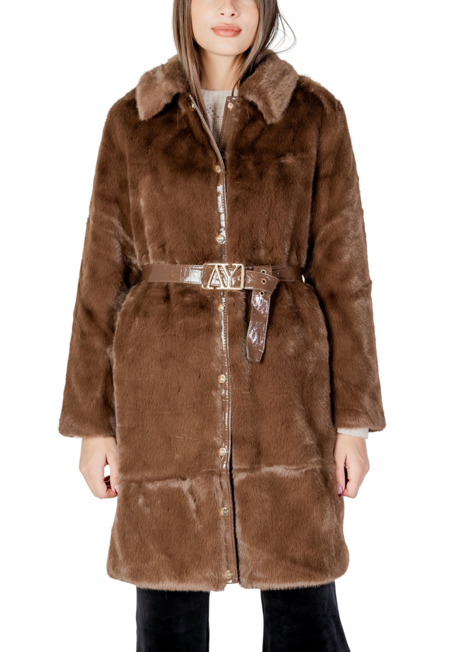 Ayfee Cappotto Donna Ayfee CAM25226 brown  brown
