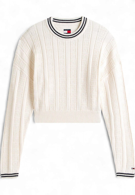 Tommy Hilfiger Jeans Maglia Donna Tommy Hilfiger Jeans DW0DW22025 white  white