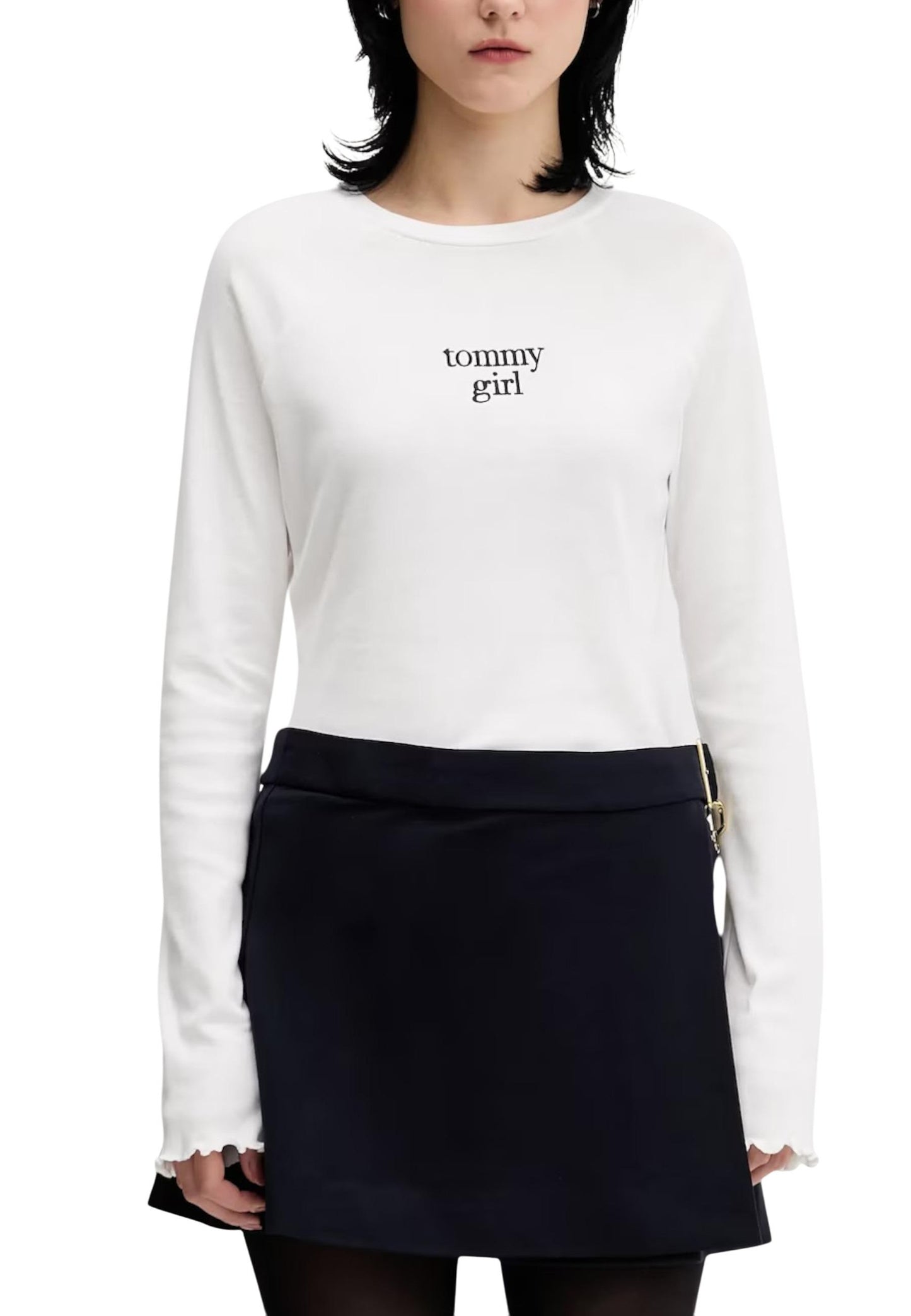 Tommy Hilfiger Jeans Maglia Donna Tommy Hilfiger Jeans DW0DW22499 white  white