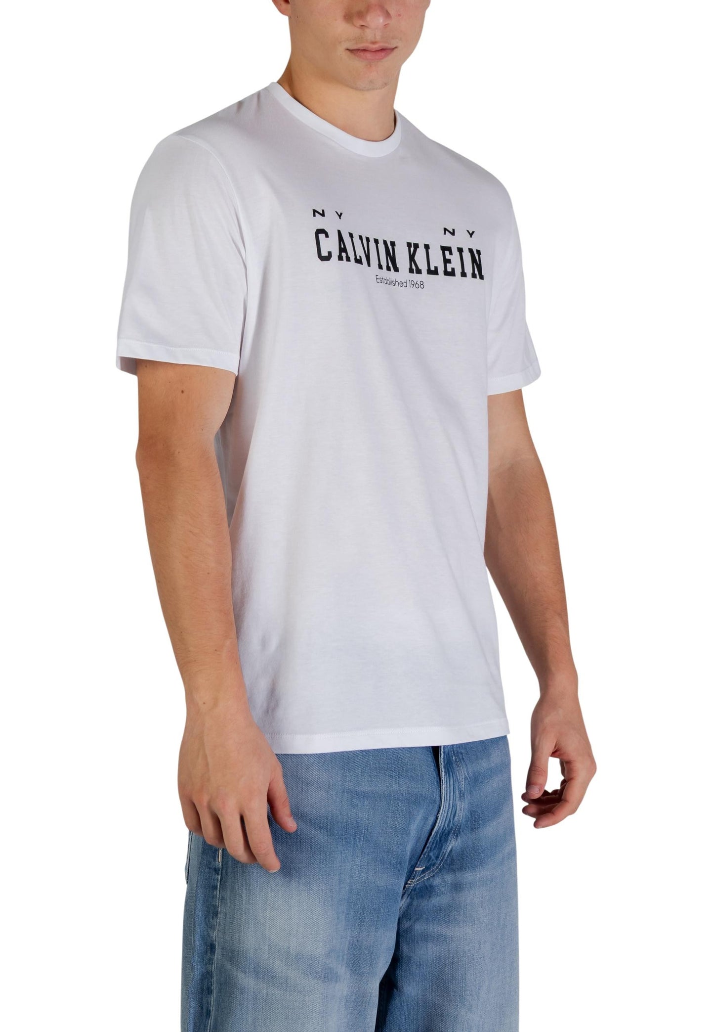 Calvin Klein Jeans T-Shirt Uomo Calvin Klein Jeans LV14RE817G white  white