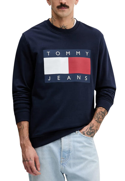 Tommy Hilfiger Jeans Felpa Uomo Tommy Hilfiger Jeans DM0DM22643 blue  blue