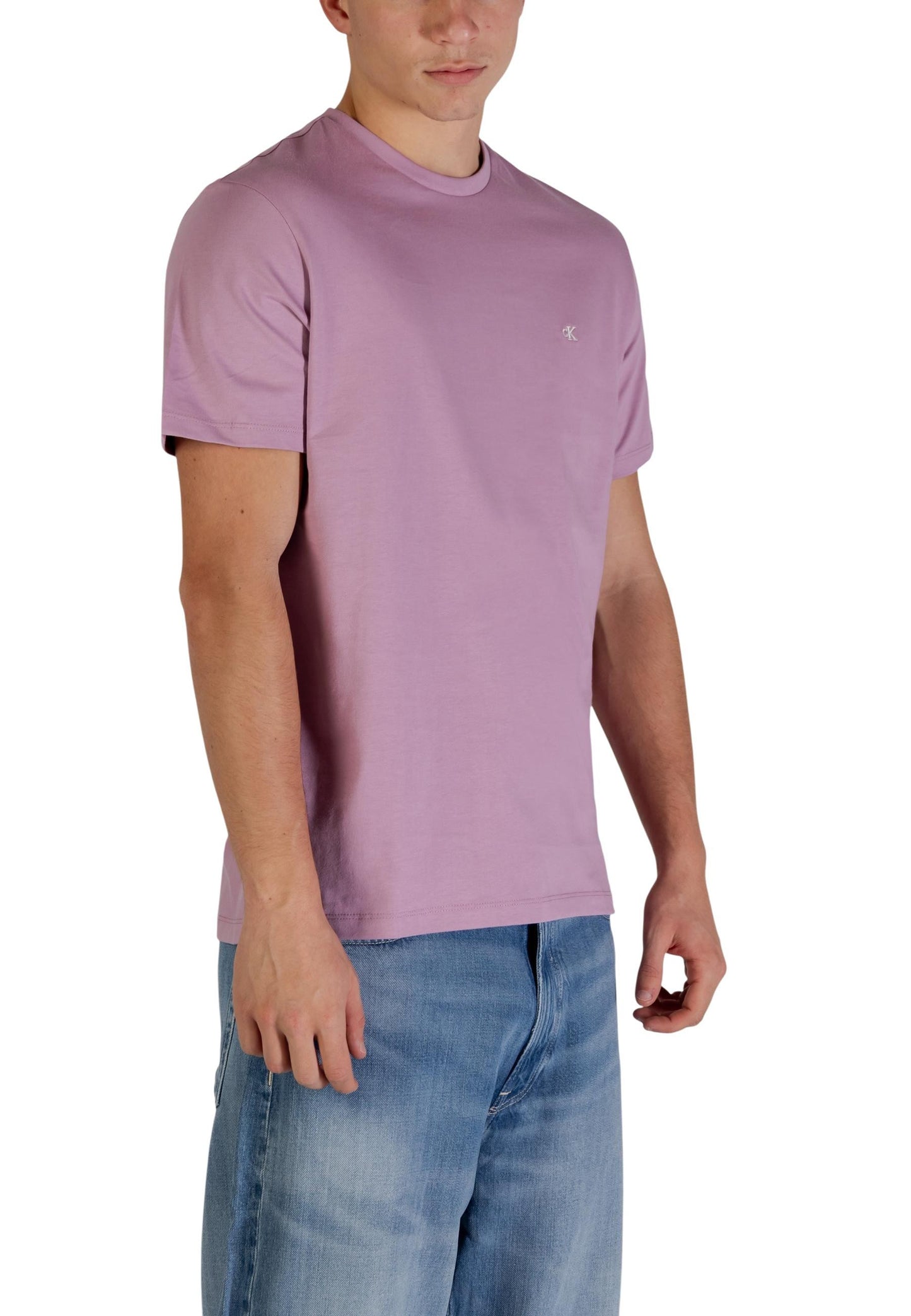 Calvin Klein Jeans T-Shirt Uomo Calvin Klein Jeans LV04RD254G pink  pink