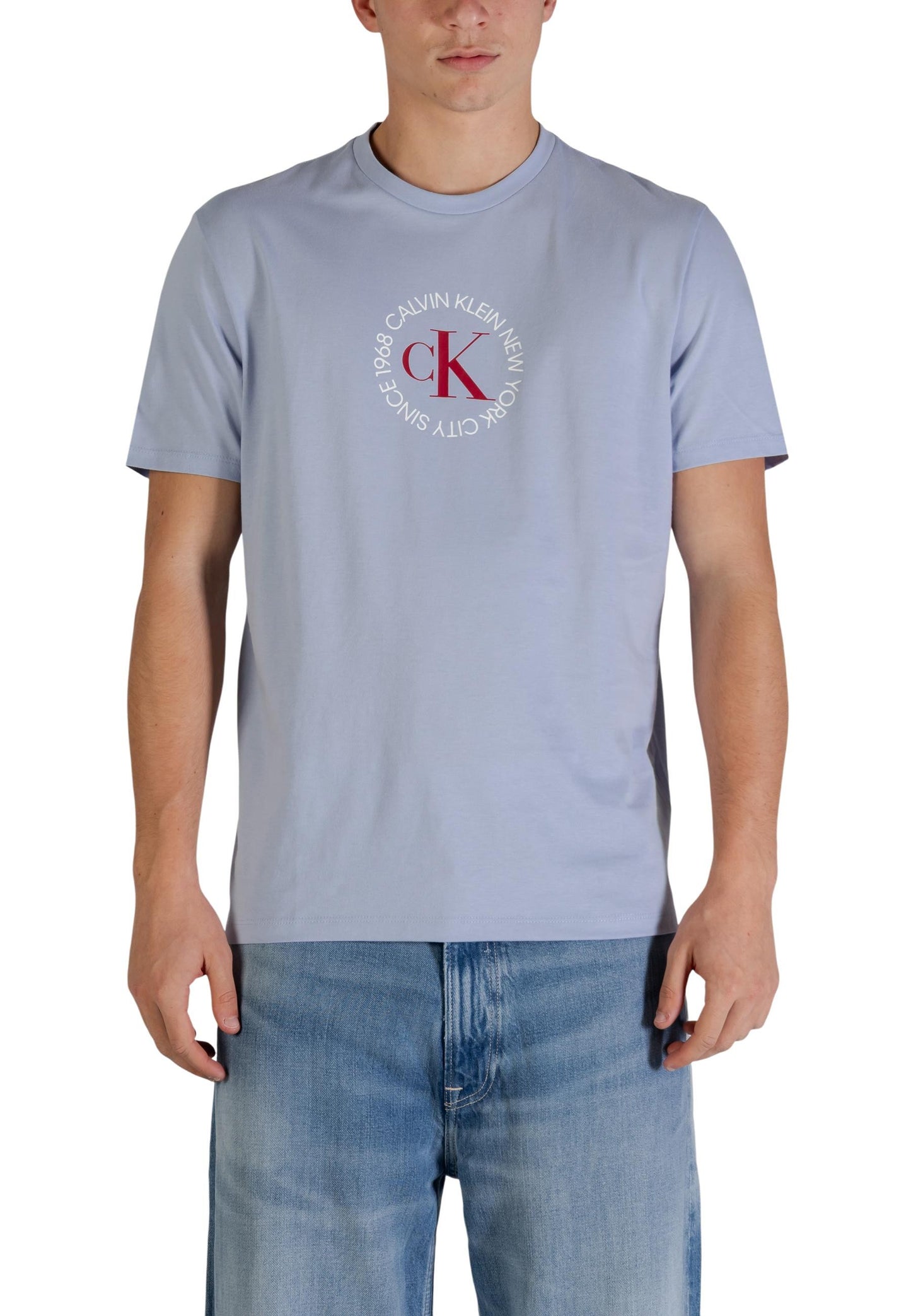 Calvin Klein Jeans T-Shirt Uomo Calvin Klein Jeans LV14RE816G light blue  light blue