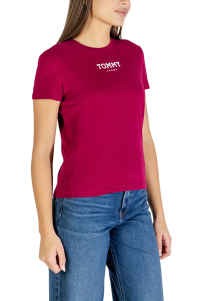 Tommy Hilfiger Jeans T-Shirt Donna Tommy Hilfiger Jeans DW0DW21842 bordeaux  bordeaux