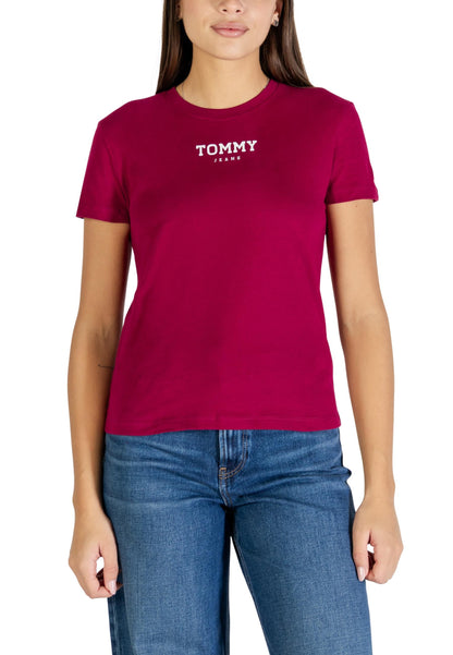 Tommy Hilfiger Jeans T-Shirt Donna Tommy Hilfiger Jeans DW0DW21842 bordeaux  bordeaux
