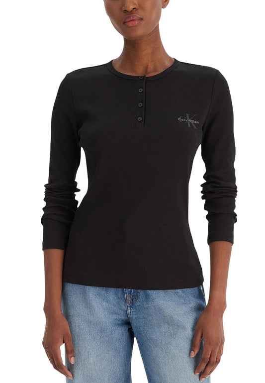 Calvin Klein Jeans Maglia Donna Calvin Klein Jeans LV047E201G black  black
