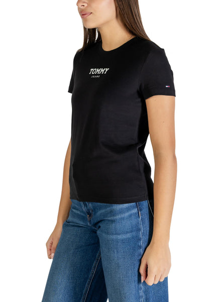 Tommy Hilfiger Jeans T-Shirt Donna Tommy Hilfiger Jeans DW0DW21842 black  black