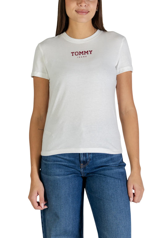 Tommy Hilfiger Jeans T-Shirt Donna Tommy Hilfiger Jeans DW0DW21842 white  white