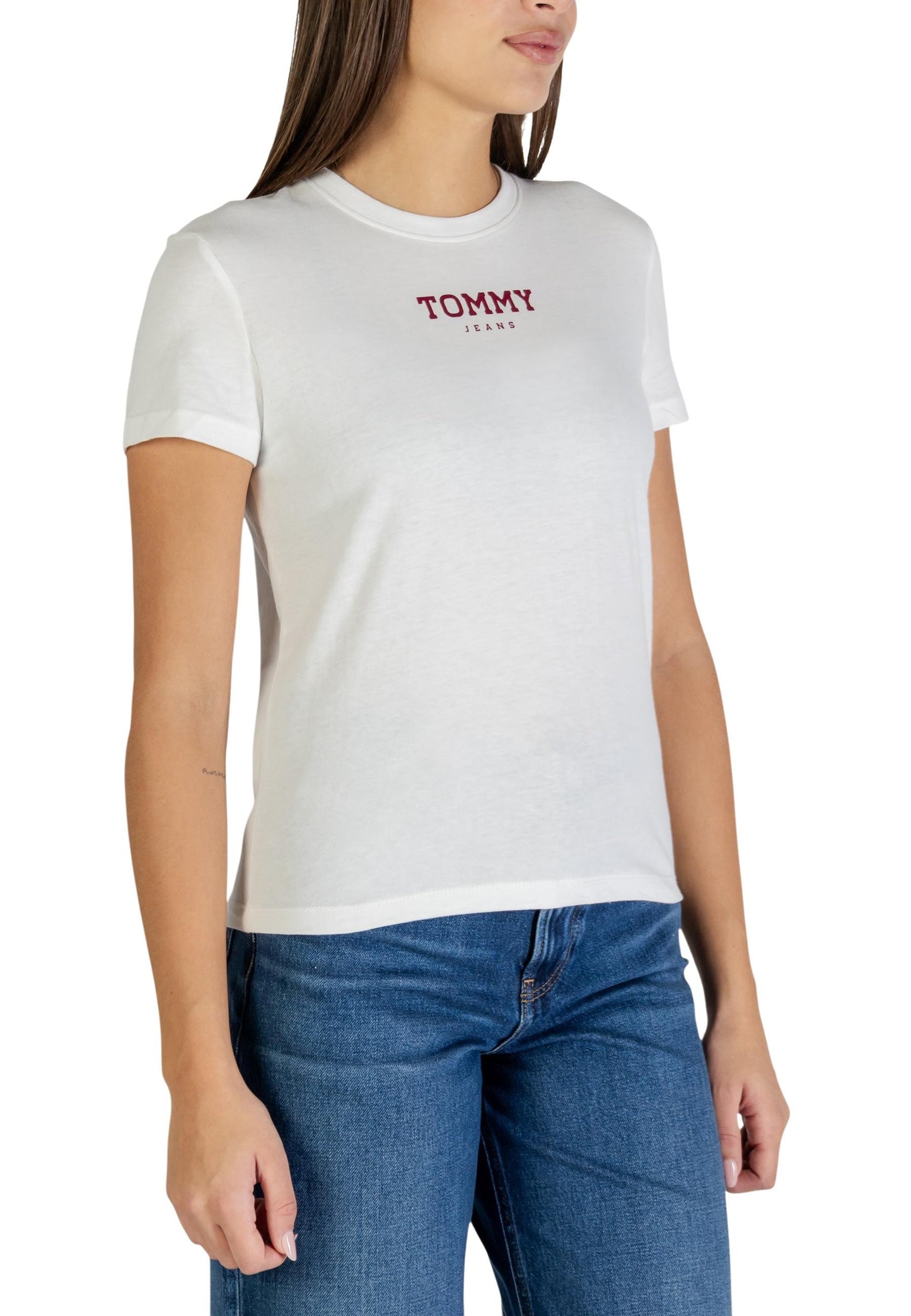 Tommy Hilfiger Jeans T-Shirt Donna Tommy Hilfiger Jeans DW0DW21842 white  white