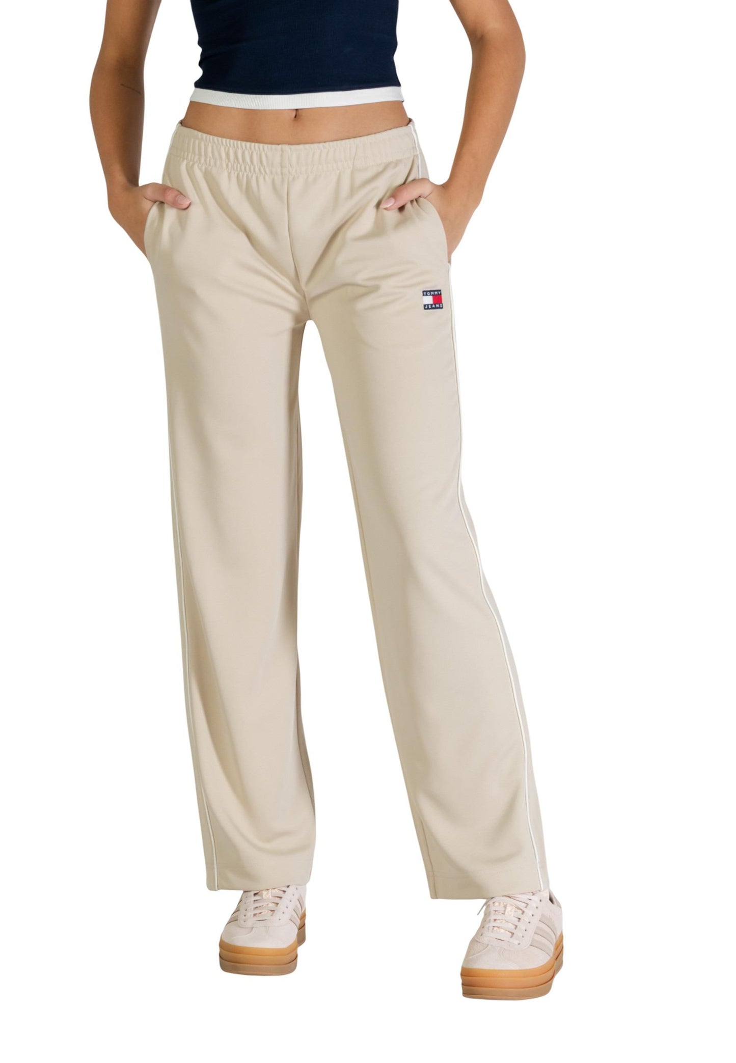 Tommy Hilfiger Jeans Pantaloni Donna Tommy Hilfiger Jeans DW0DW22633 beige  beige