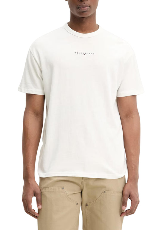 Tommy Hilfiger Jeans T-Shirt Uomo Tommy Hilfiger Jeans DM0DM21110 white  white