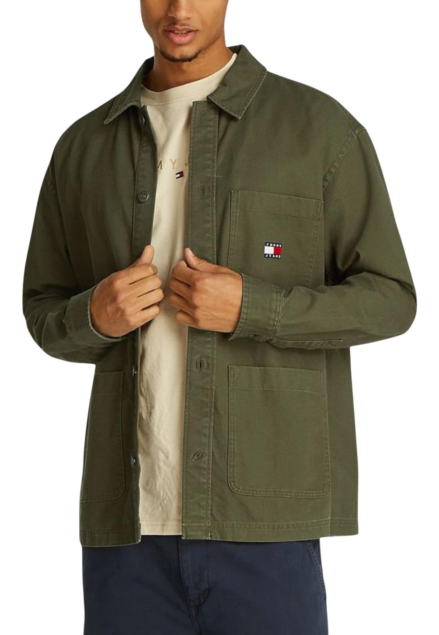 Tommy Hilfiger Jeans Giacca Uomo Tommy Hilfiger Jeans DM0DM20236 green  green