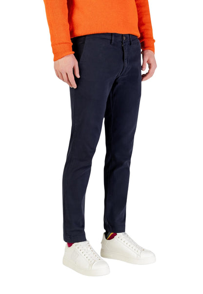 Borghese Pantaloni Uomo Borghese 5WPA01 11CO101 blue  blue