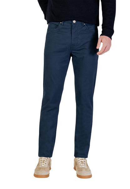 Borghese Pantaloni Uomo Borghese 3WPAZ3 TW-31 blue  blue