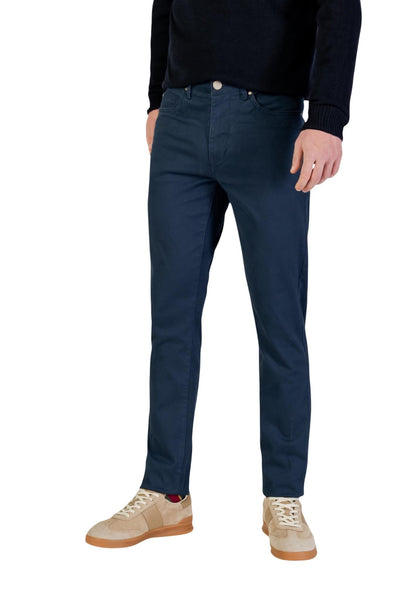 Borghese Pantaloni Uomo Borghese 3WPAZ3 TW-31 blue  blue