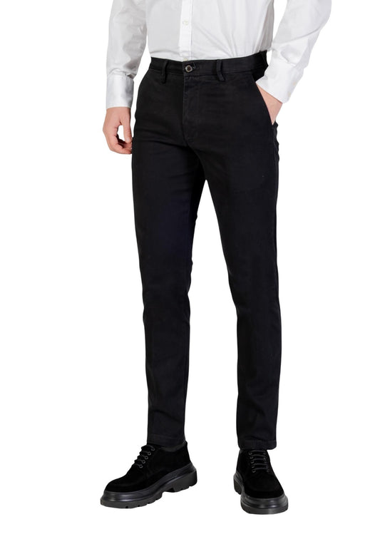 Borghese Pantaloni Uomo Borghese 5WPA01 07CO126M black  black