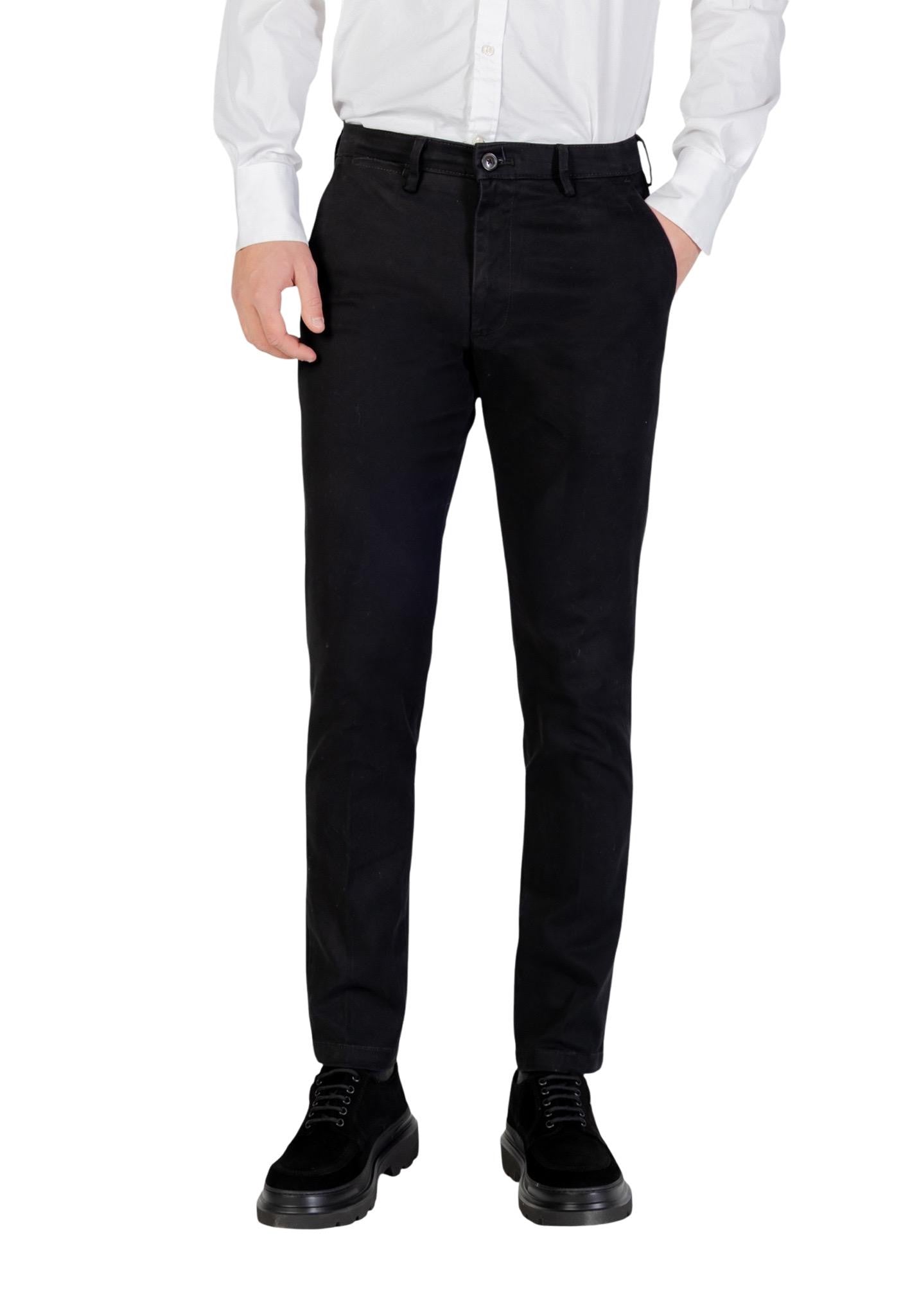 Borghese Pantaloni Uomo Borghese 5WPA01 07CO126M black  black