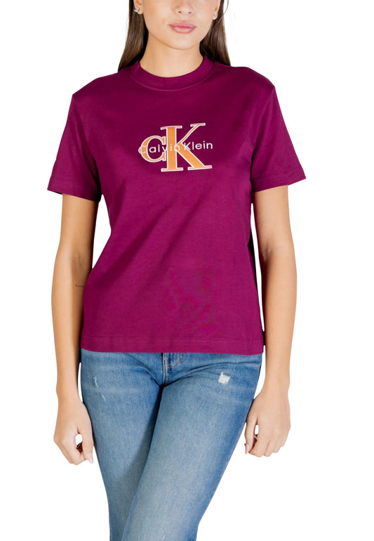 Calvin Klein Jeans T-Shirt Donna Calvin Klein Jeans LV047E819G bordeaux  bordeaux