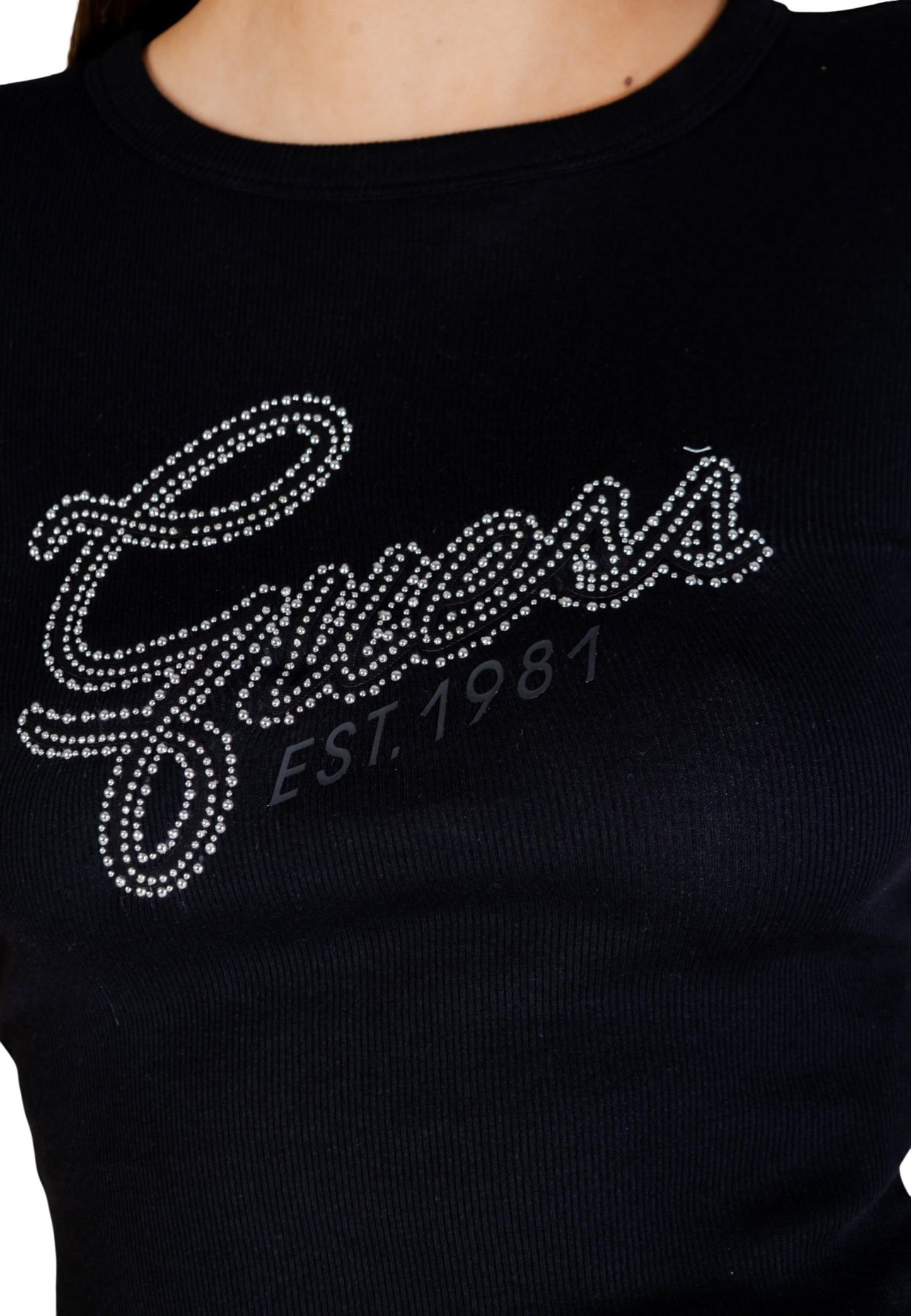Guess T-Shirt Donna Guess W6RI22 KA0H1 black  black