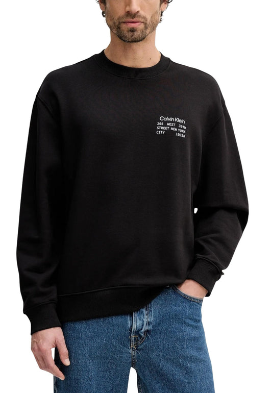 Calvin Klein Jeans Felpa Uomo Calvin Klein Jeans LV04RE254G black  black