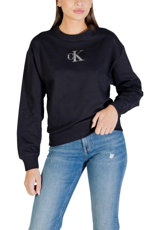 Calvin Klein Jeans Felpa Donna Calvin Klein Jeans LV047E828G black  black