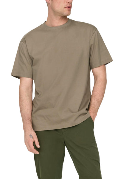 Only & Sons T-Shirt Uomo Only & Sons 22022532 brown  brown