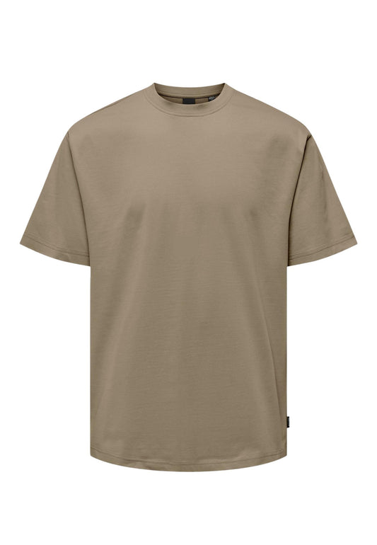 Only & Sons T-Shirt Uomo Only & Sons 22022532 brown  brown