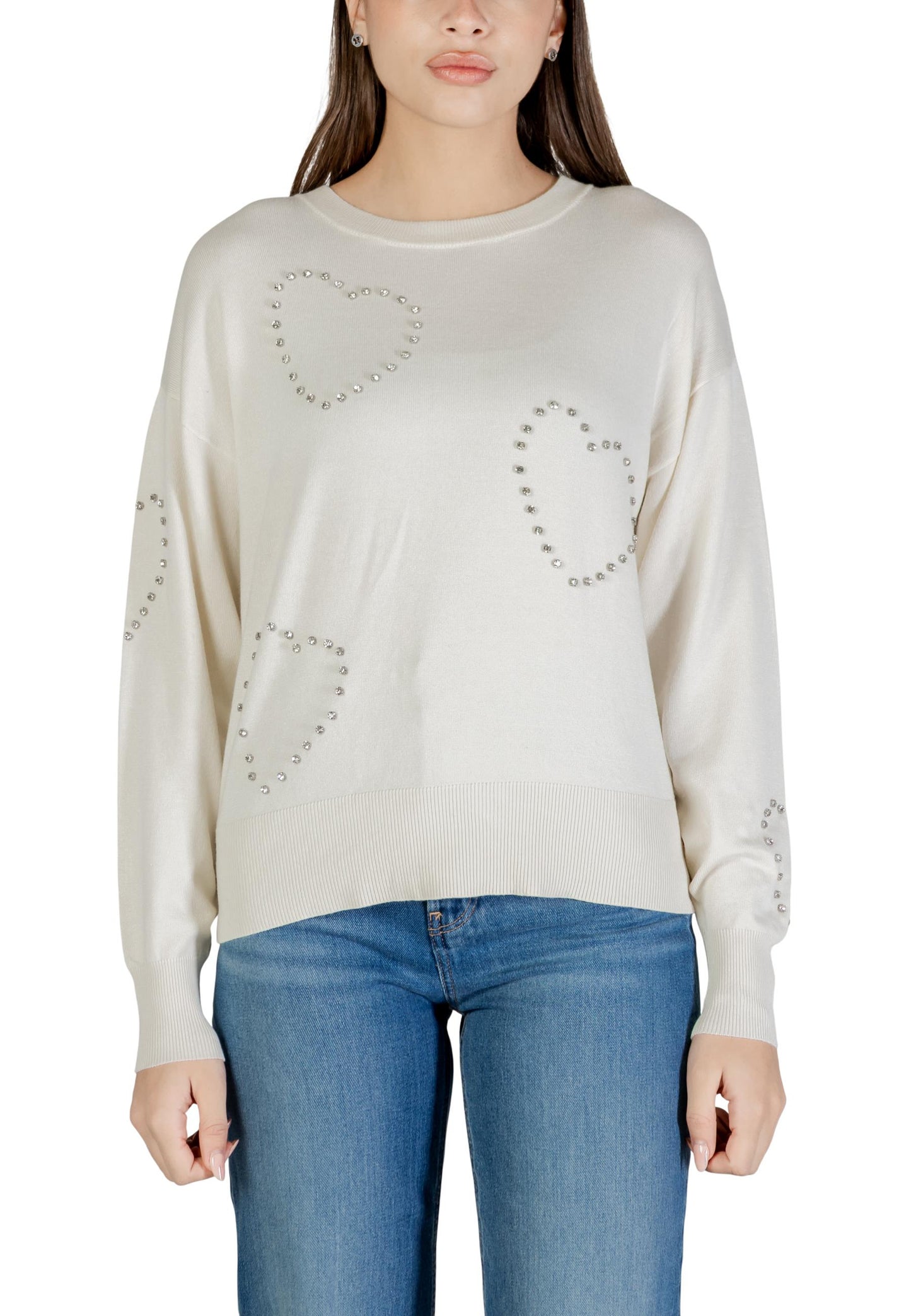 Only Maglia Donna Only 15365366 white  white