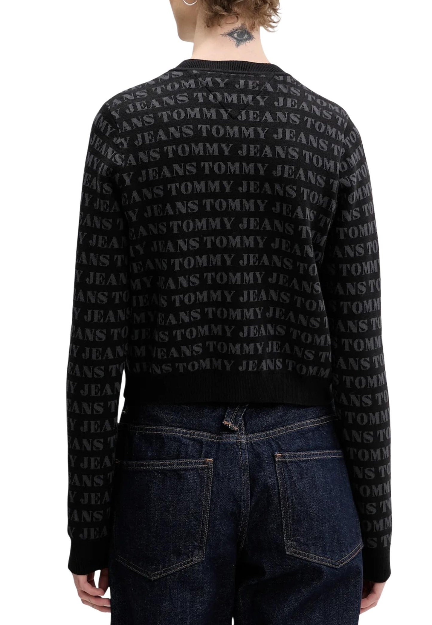 Tommy Hilfiger Jeans Cardigan Donna Tommy Hilfiger Jeans DW0DW22030 black  black
