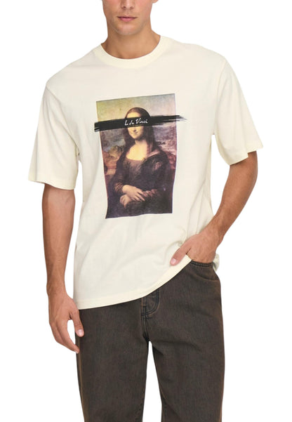 Only & Sons T-Shirt Uomo Only & Sons 22036580 white  white