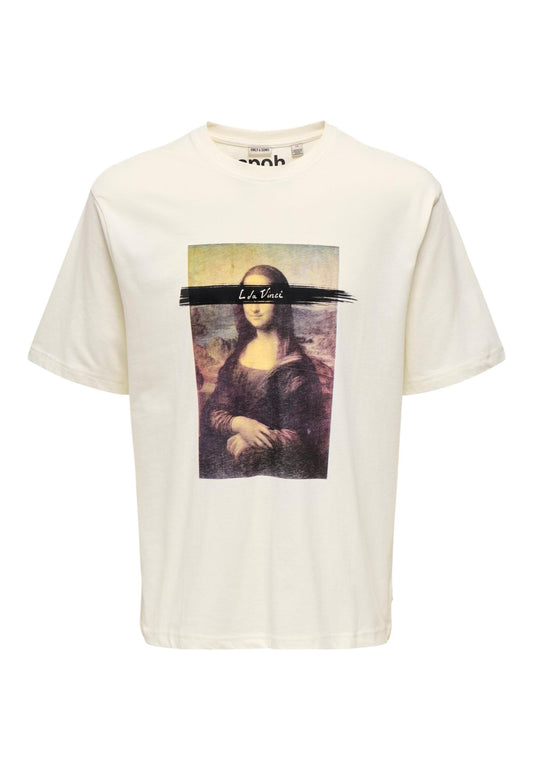 Only & Sons T-Shirt Uomo Only & Sons 22036580 white  white