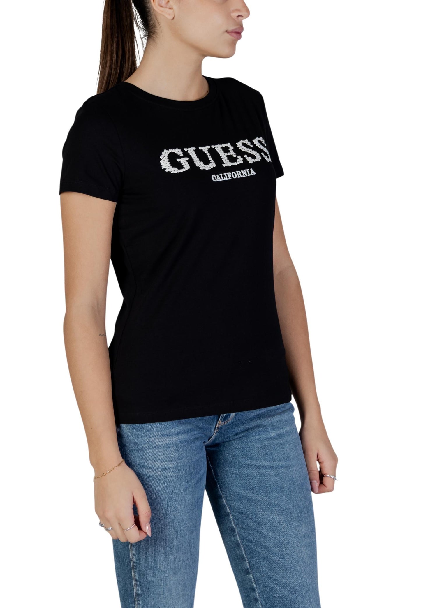 Guess Active T-Shirt Donna Guess Active V6RI11 J1314 black  black