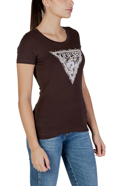 Guess T-Shirt Donna Guess W6RI32 J1314 brown  brown