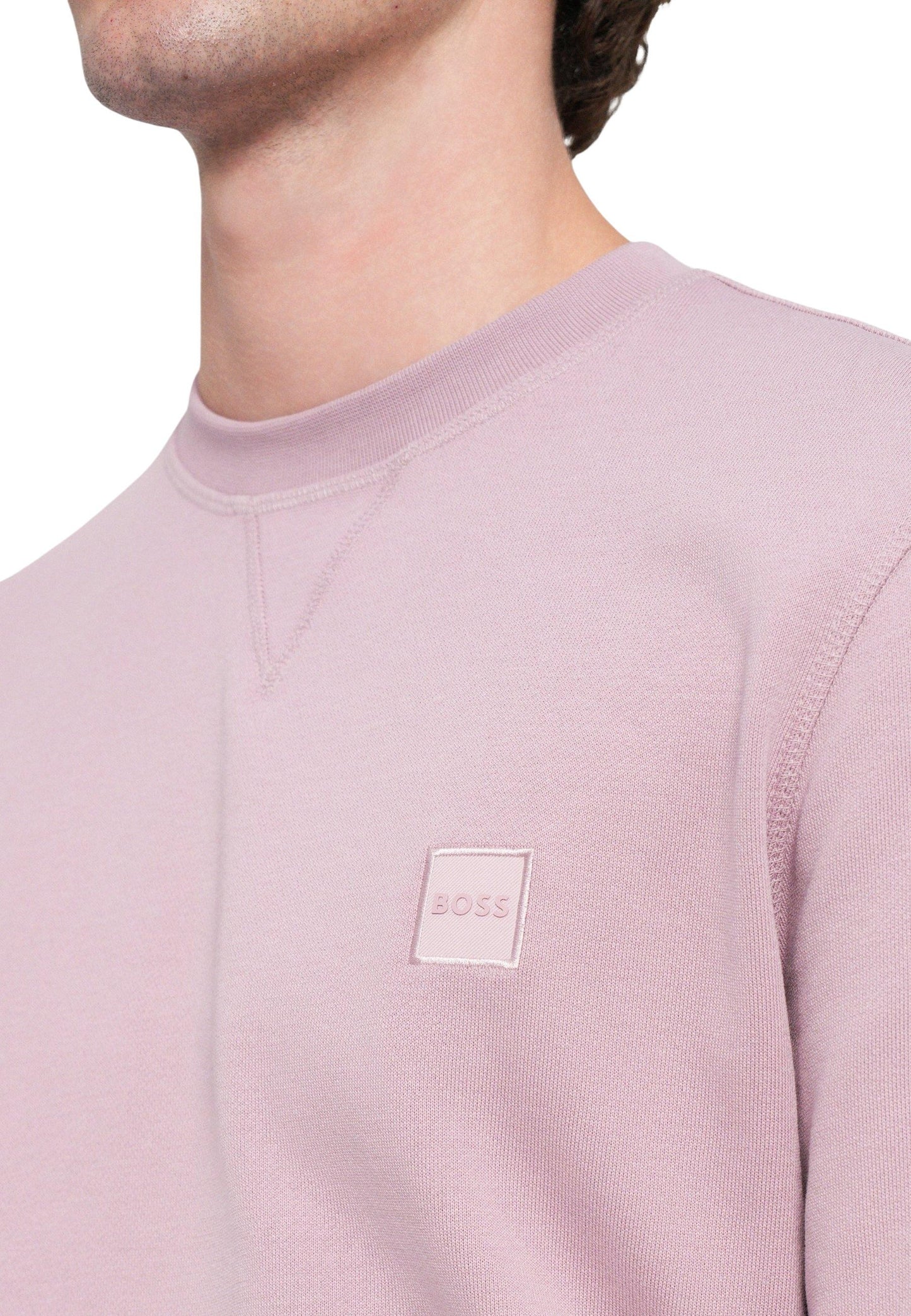 Boss Felpa Uomo Boss 50509323 pink  pink