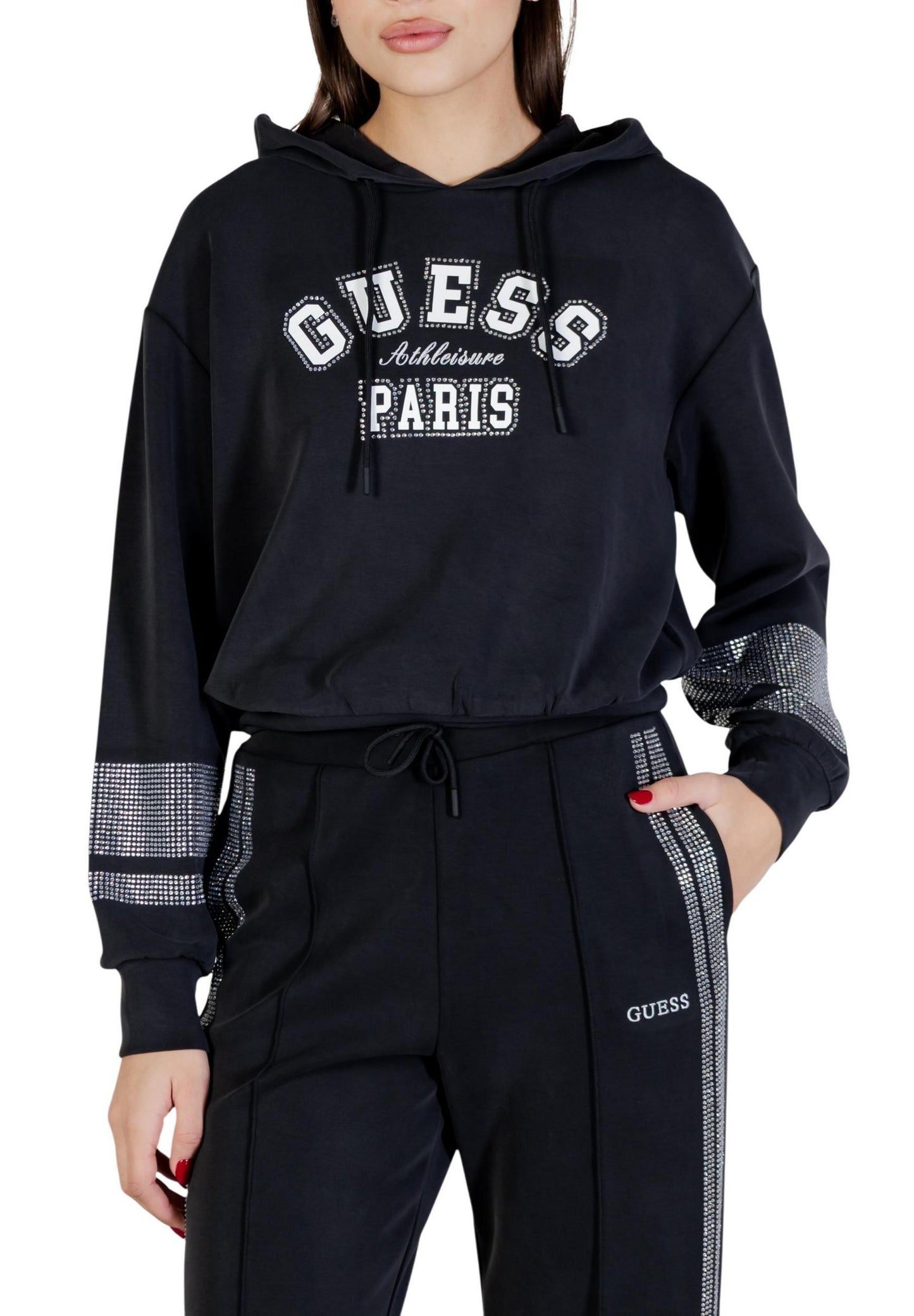 Guess Active Felpa Donna Guess Active V6RQ02 KCAY2 black  black