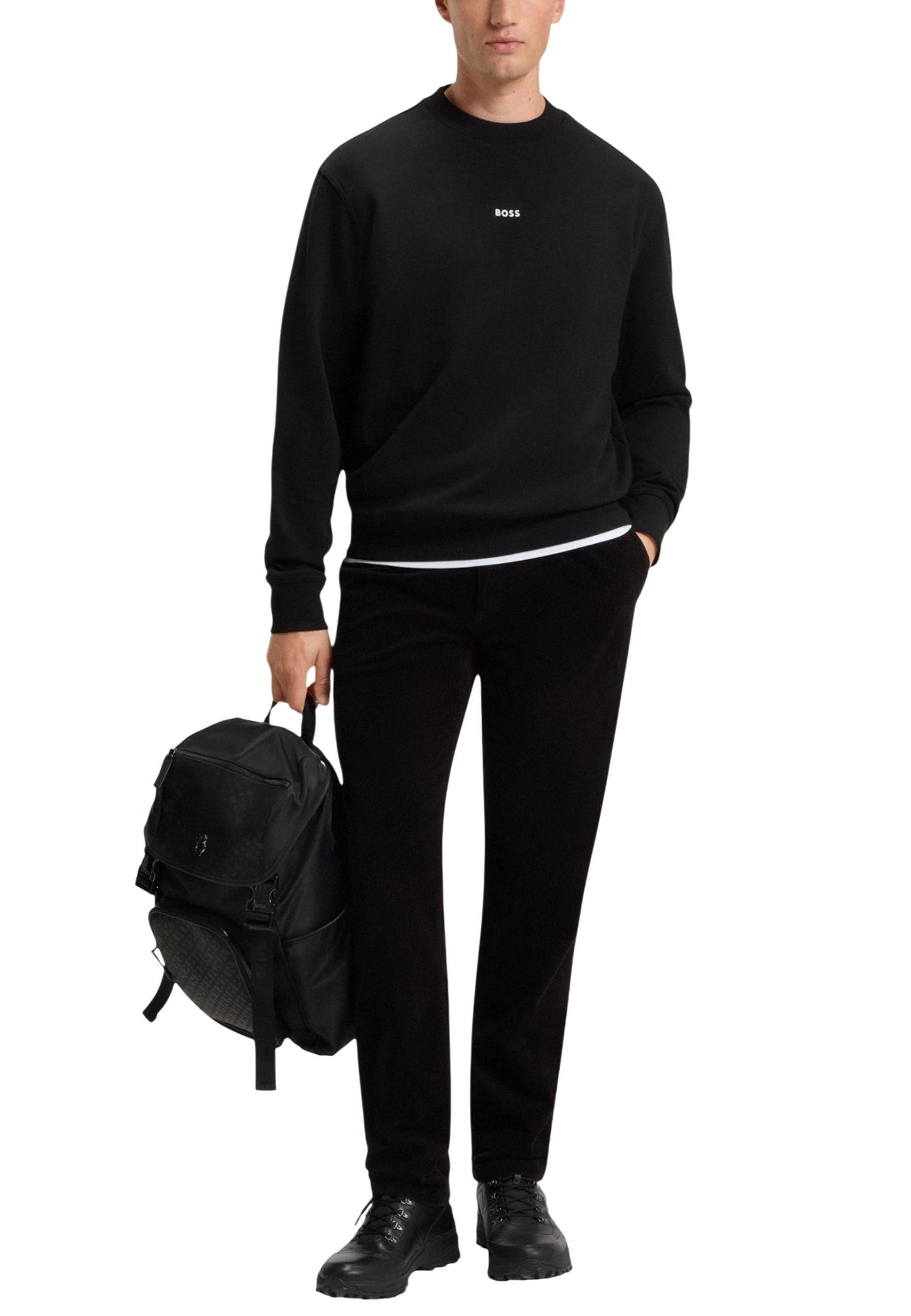 Boss Felpa Uomo Boss 50514541 black  black