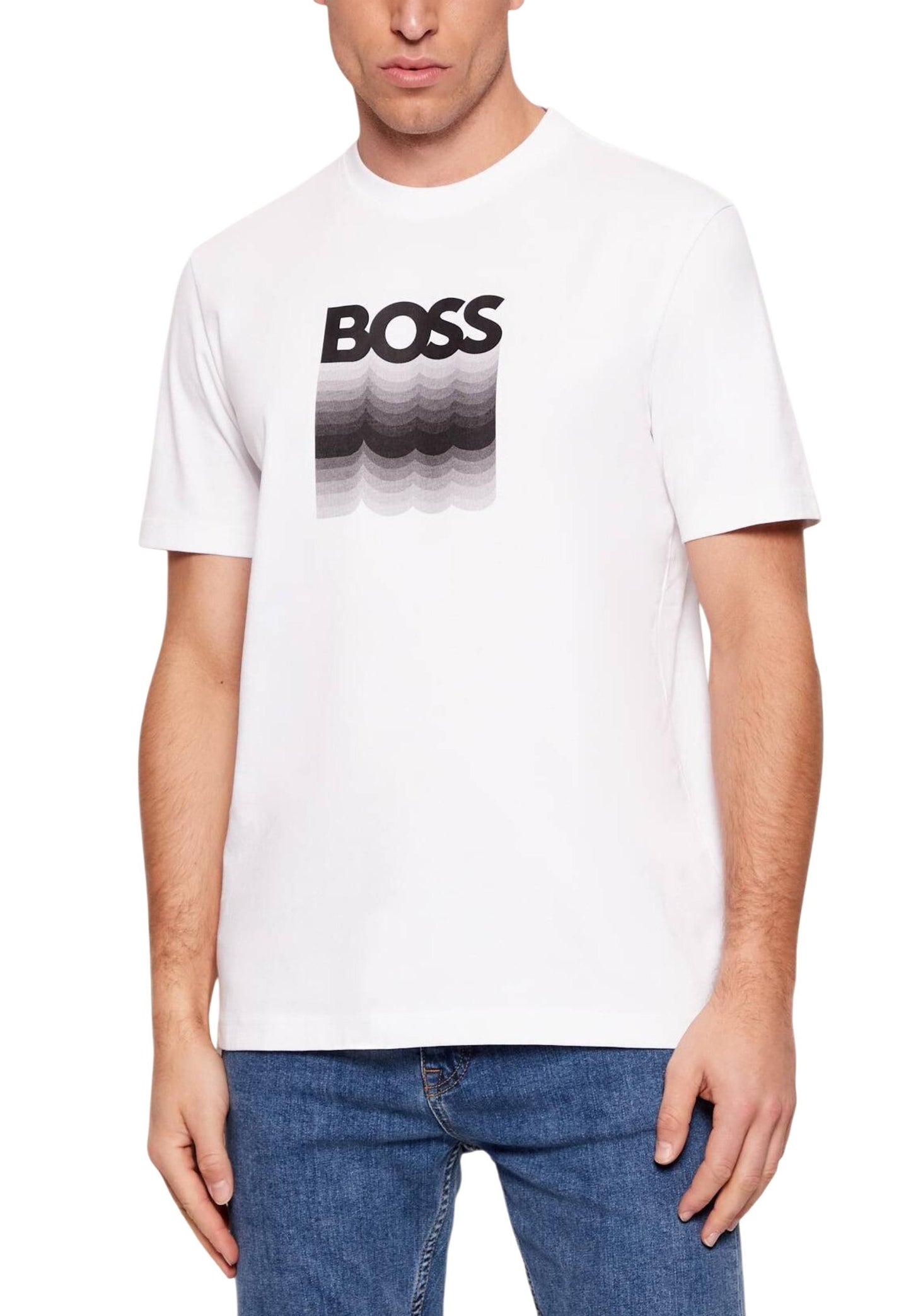 Boss T-Shirt Uomo Boss 50556009 white  white