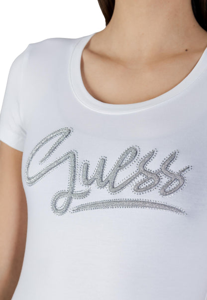 Guess T-Shirt Donna Guess W6RI24 J1314 white  white