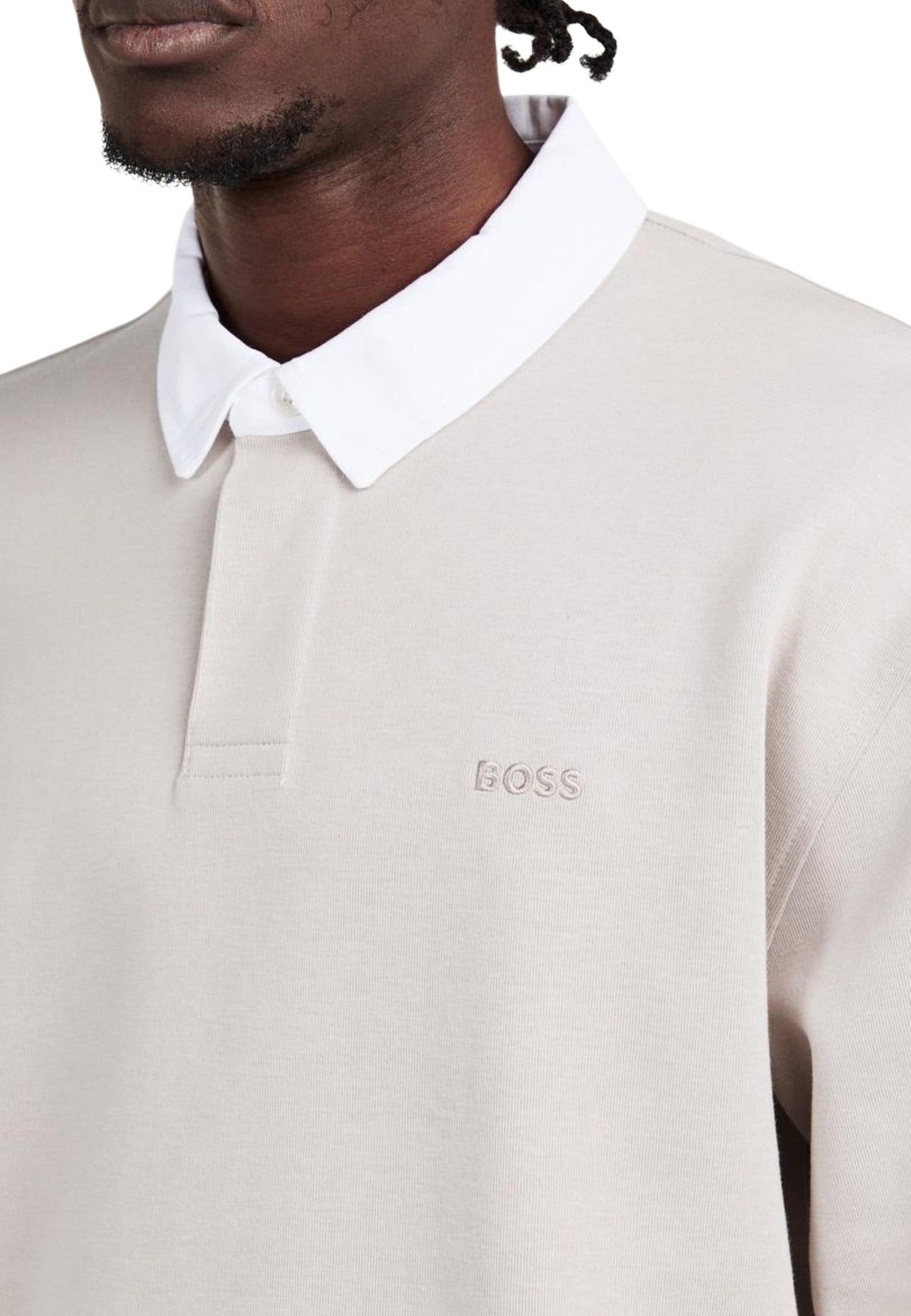Boss Polo Uomo Boss 50554315 grey  grey