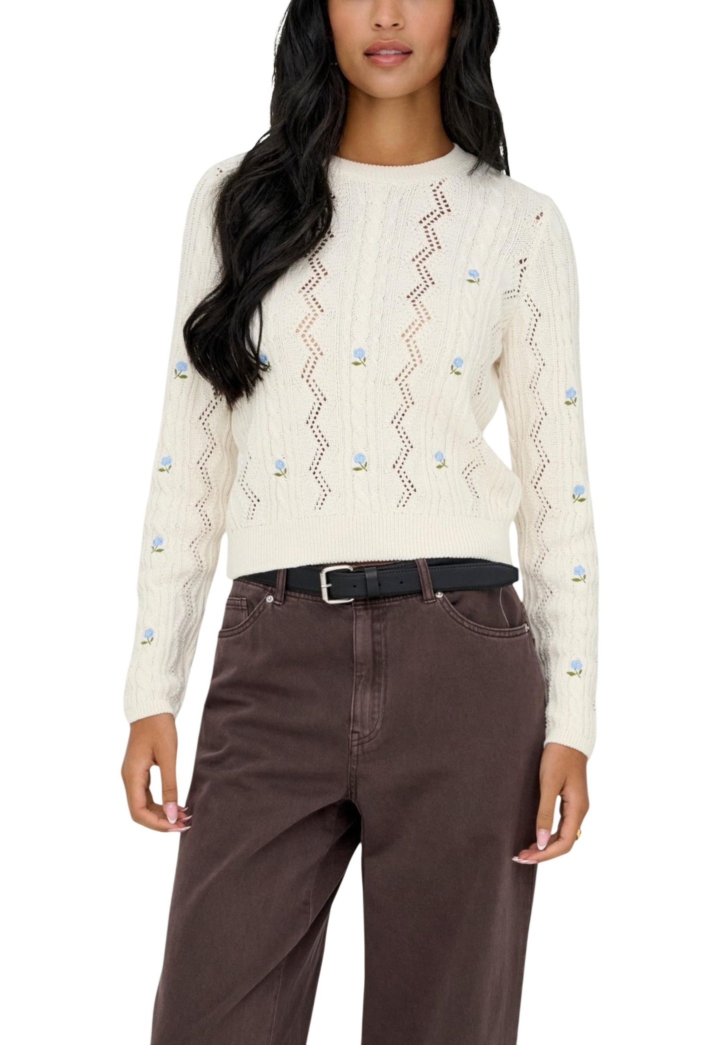 Only Maglia Donna Only 15358306 white  white