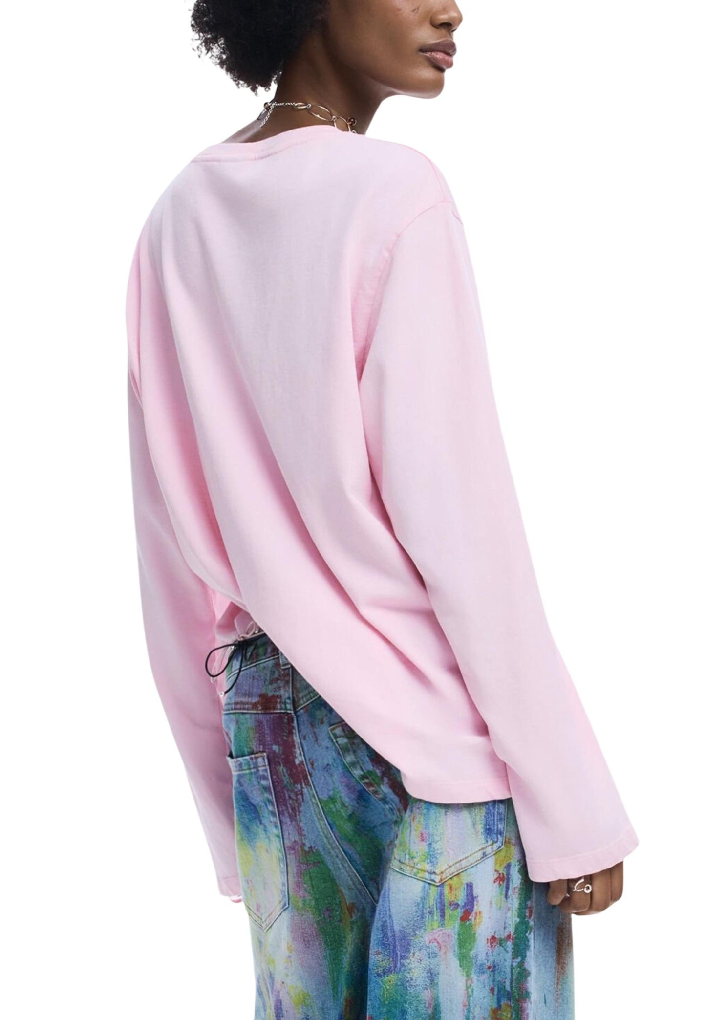 Desigual T-Shirt Donna Desigual 26SWTKX4 pink  pink