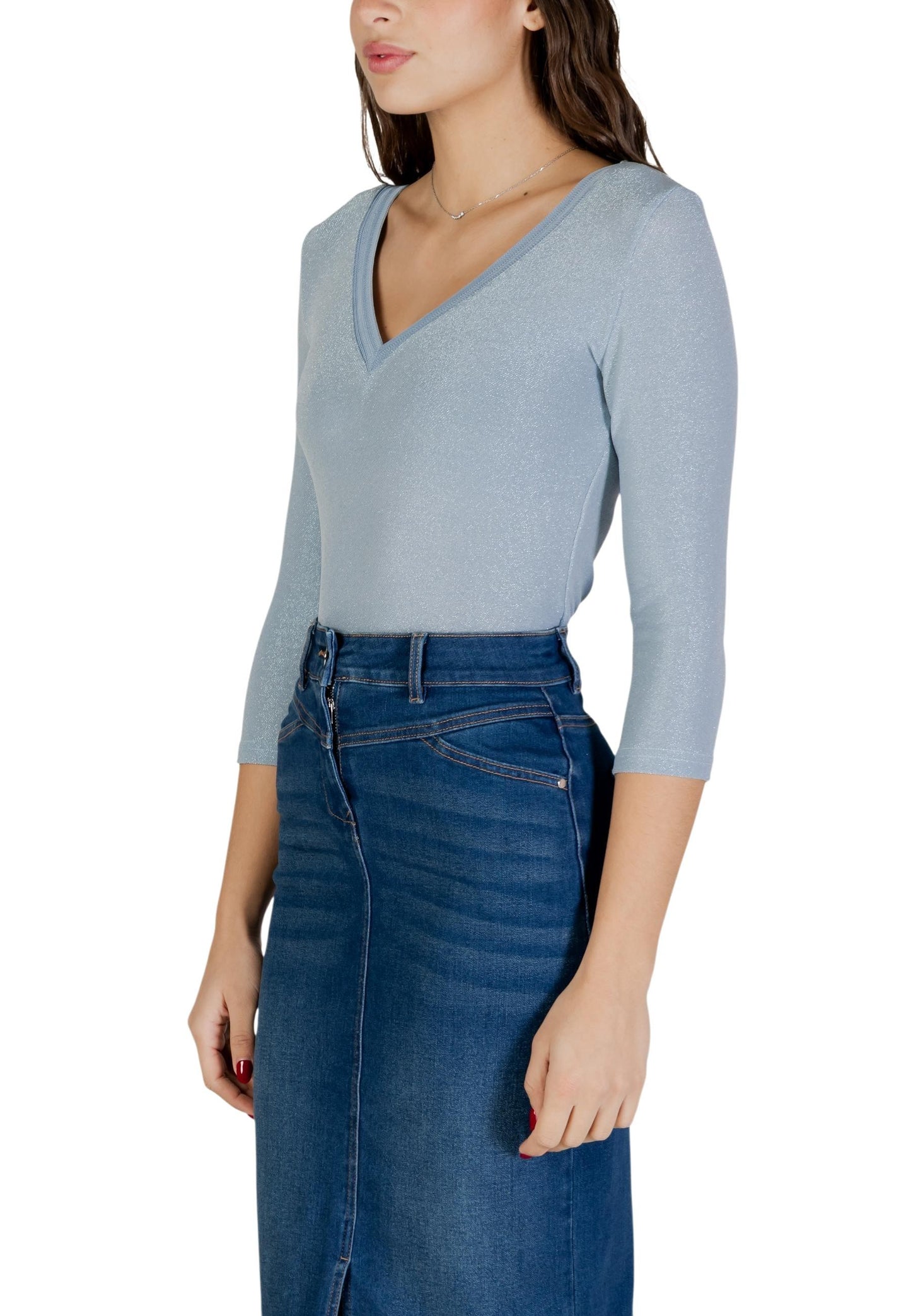 Morgan De Toi T-Shirt Donna Morgan De Toi 242-TIWI light blue  light blue