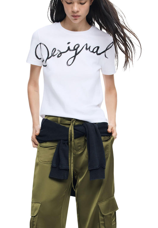 Desigual T-Shirt Donna Desigual 26SWTK07 white  white