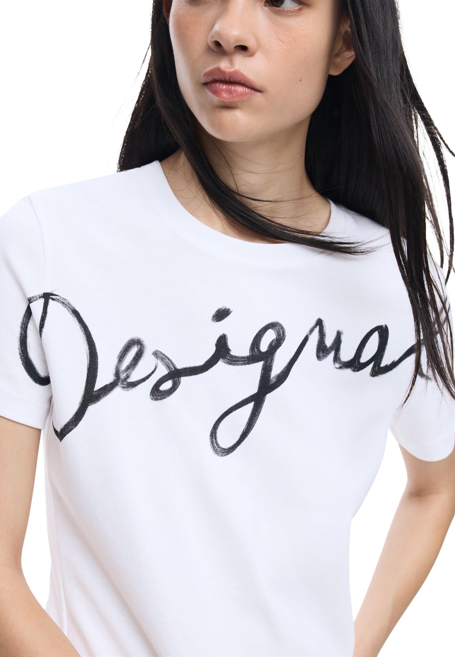 Desigual T-Shirt Donna Desigual 26SWTK07 white  white
