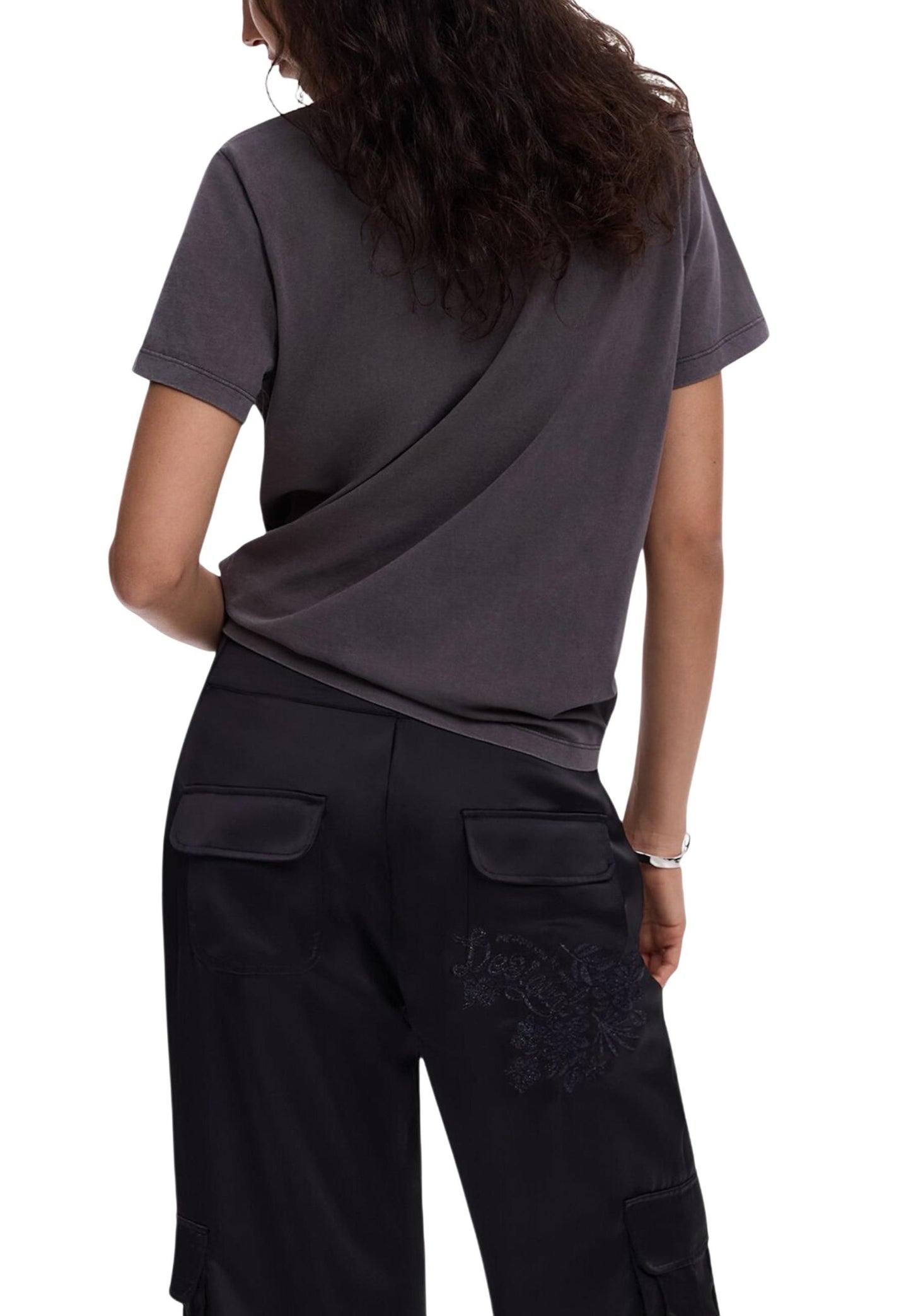 Desigual T-Shirt Donna Desigual 26SWTK08 grey  grey