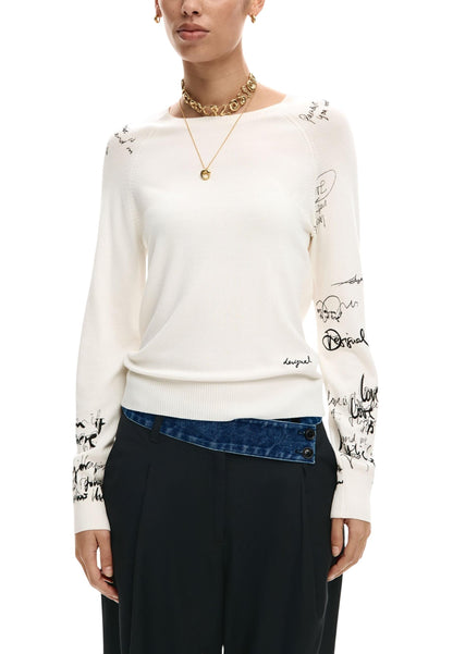 Desigual Maglia Donna Desigual 26SWJF10 beige  beige