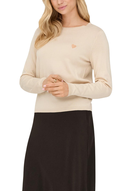 Jacqueline De Yong Maglia Donna Jacqueline De Yong 15363326 beige  beige