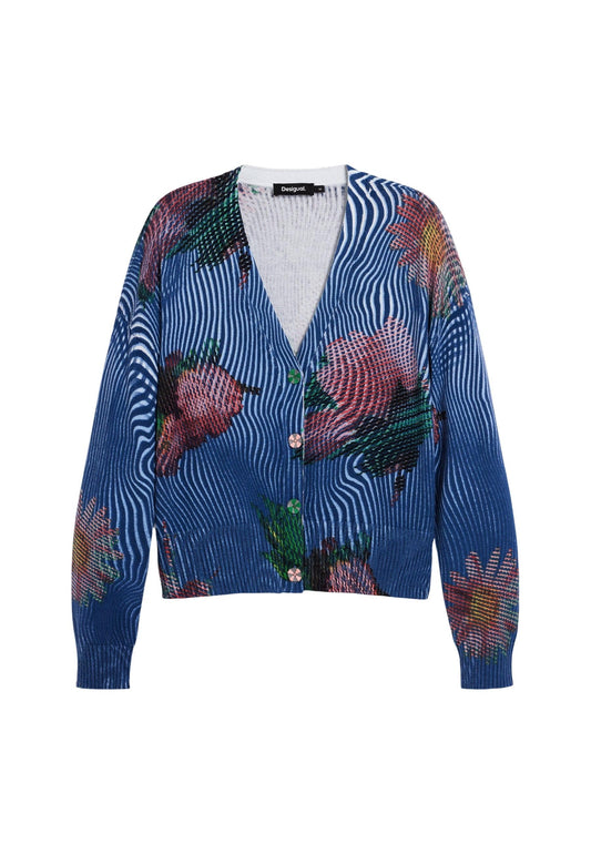 Desigual Cardigan Donna Desigual 26SWJF19 blue  blue
